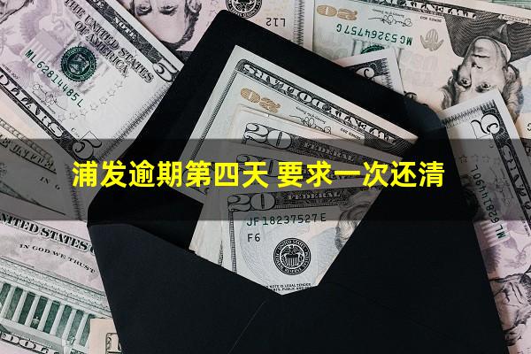2025年<a href=https://wufkn.cn/tag/pufaxinyongqiayuqi target=_blank class=infotextkey>浦发<a href=https://wufkn.cn/tag/xinyongqiayuqi target=_blank class=infotextkey>信用卡逾期</a></a>政策?浦发逾期第四天 要求一次还清?